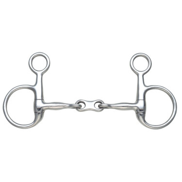 Bocado Baucher French Link Shires Acero inoxidable