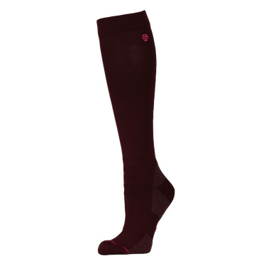 Calcetines de compresión WeatherBeeta hasta la rodilla Mora / rosa vivo Calcetines de compresión WeatherBeeta hasta la rodilla Mora / rosa vivo