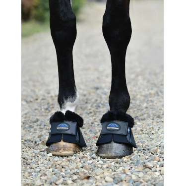 Campanas con borreguillo Weatherbeeta Tough-Tec Impact Fleece Trim Negro / negro Campanas con borreguillo Weatherbeeta Tough-Tec Impact Fleece Trim Negro / negro