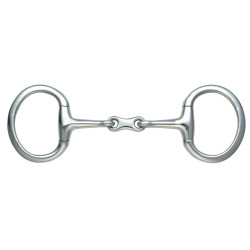 Bocado oliva 3 piezas Shires Acero inoxidable