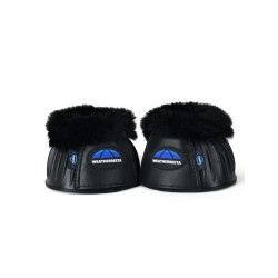 Campanas de goma con borreguillo Weatherbeeta Tough-Tec Prime Fleece Trim Negro / negro
