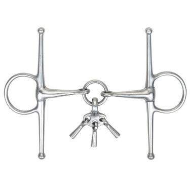 Bocado palillos con llaves Shires Acero inoxidable