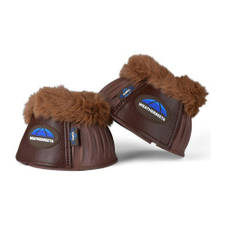 Campanas de goma con borreguillo Weatherbeeta Tough-Tec Prime Fleece Trim Marrón / marrón Marr&amp;amp;amp;oacute;n