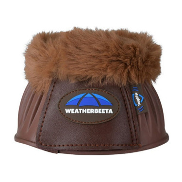 Campanas de goma con borreguillo Weatherbeeta Tough-Tec Prime Fleece Trim Marrón / marrón Marr&amp;amp;amp;oacute;n