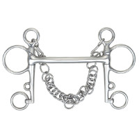 Bocado Pelham Mullen Shires Acero inoxidable