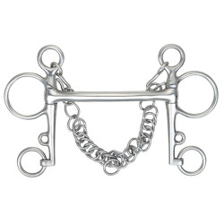 Bocado Pelham Mullen Shires Acero inoxidable