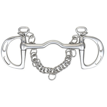 Bocado Kimblewick Shires Acero inoxidable