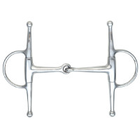 Bocado palillos Eggbutt Shires Acero inoxidable
