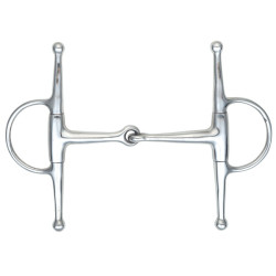 Bocado palillos Eggbutt Shires Acero inoxidable