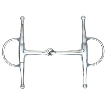 Bocado palillos Eggbutt Shires Acero inoxidable
