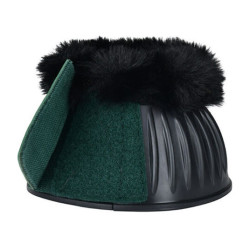 Campanas de goma con borreguillo Weatherbeeta Tough-Tec Prime Fleece Trim Negro / verde bosque