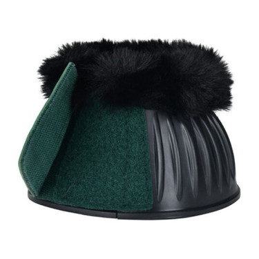 Campanas de goma con borreguillo Weatherbeeta Tough-Tec Prime Fleece Trim Negro / verde bosque