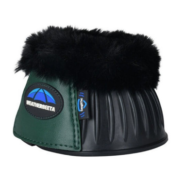 Campanas de goma con borreguillo Weatherbeeta Tough-Tec Prime Fleece Trim Negro / verde bosque