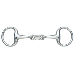 Bocado Bradoon French link Shires Acero inoxidable