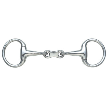Bocado Bradoon French link Shires Acero inoxidable