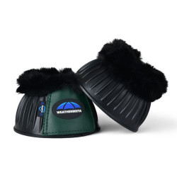 Campanas de goma con borreguillo Weatherbeeta Tough-Tec Prime Fleece Trim Negro / verde bosque