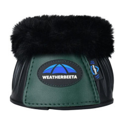 Campanas de goma con borreguillo Weatherbeeta Tough-Tec Prime Fleece Trim Negro / verde bosque
