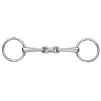 Bocado french link Bradoon Shires Acero inoxidable