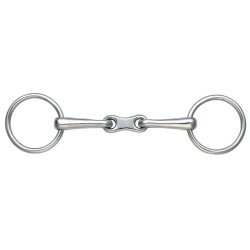 Bocado french link Bradoon Shires Acero inoxidable