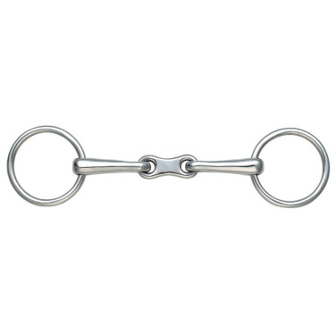 Bocado french link Bradoon Shires Acero inoxidable