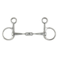 Bocado Baucher Cheek Snaffle Lozenge Shires Acero inoxidable Bocado Baucher Cheek Snaffle Lozenge Shires Acero inoxidable