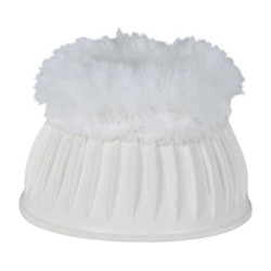 Campanas de goma con borreguillo Weatherbeeta Tough-Tec Prime Fleece Trim Blanco / blanco