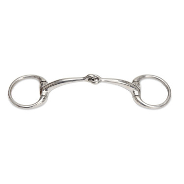 Bocado curvado anillos pequeños Shires Acero inoxidable Bocado curvado anillos pequeños Shires Acero inoxidable