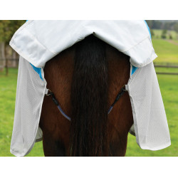 Manta antimoscas e impermeable Weatherbeeta ComFiTec Dual Shield con cuello desmontable Azúl / gris Manta antimoscas e impermeable Weatherbeeta ComFiTec Dual Shield con cuello desmontable Azúl / gris