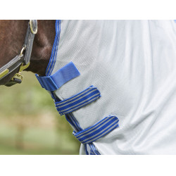 Manta antimoscas Weatherbeeta ComFiTec Airflow II con cuello desmontable Gris / azul / gris Manta antimoscas Weatherbeeta ComFiTec Airflow II con cuello desmontable Gris / azul / gris