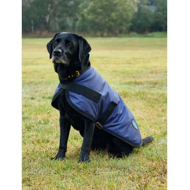 Manta impermeable para perro WeatherBeeta ComFiTec Classic Marino Azul marino