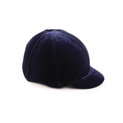 Funda gorra para cascos Velveteen Shires Azul marino