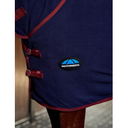 Manta secante Weatherbeeta antiestática de forro polar combo Marino / burdeos