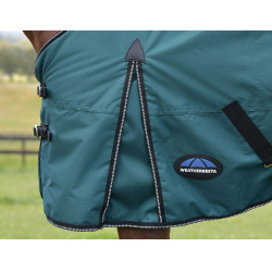 Manta Weatherbeeta ComFiTec Classic Turnout 220 g Verde bosque / negro