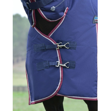 Manta Weatherbeeta ComFiTec Essential Turnout 220 g combo Marino / burdeos Azul marino Manta Weatherbeeta ComFiTec Essential Turnout 220 g combo Marino / burdeos Azul marino