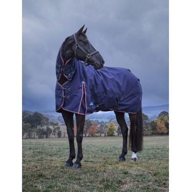 Manta Weatherbeeta ComFiTec Essential Turnout 220 g combo Marino / burdeos Azul marino Manta Weatherbeeta ComFiTec Essential Turnout 220 g combo Marino / burdeos Azul marino