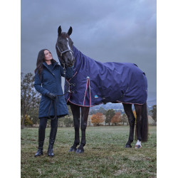 Manta Weatherbeeta ComFiTec Essential Turnout 220 g combo Marino / burdeos Azul marino Manta Weatherbeeta ComFiTec Essential Turnout 220 g combo Marino / burdeos Azul marino