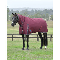 Manta Weatherbeeta ComFiTec Essential Turnout 360g combo Burdeos / marino