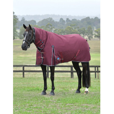 Manta Weatherbeeta ComFiTec Essential Turnout 360g combo Burdeos / marino Manta Weatherbeeta ComFiTec Essential Turnout 360g combo Burdeos / marino