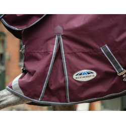 Manta Weatherbeeta ComFiTec Plus Dynamic II Media / Ligera Burdeos / gris / blanco