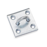 Anilla de amarre con placa Shires Metal