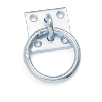 Anilla de amarre con placa Shires Metal