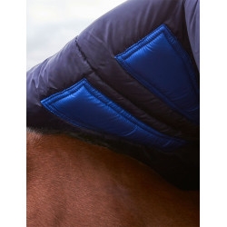 Manta Weatherbeeta ComFiTec Plus Dynamic Turnout 220 g cuello alto Marino / verde bosque Azul Manta Weatherbeeta ComFiTec Plus Dynamic Turnout 220 g cuello alto Marino / verde bosque Azul