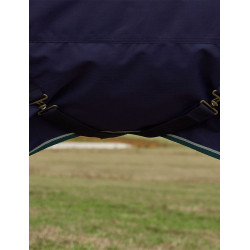 Manta Weatherbeeta ComFiTec Plus Dynamic Turnout 220 g cuello alto Marino / verde bosque Azul Manta Weatherbeeta ComFiTec Plus Dynamic Turnout 220 g cuello alto Marino / verde bosque Azul