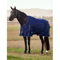 Manta Weatherbeeta ComFiTec Prelim Turnout 220 g Manta con relieve azul marino Manta Weatherbeeta ComFiTec Prelim Turnout 220 g Manta con relieve azul marino