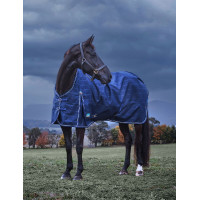 Manta Weatherbeeta ComFiTec Prelim Turnout 220 g Burdeos / marino Rojo
