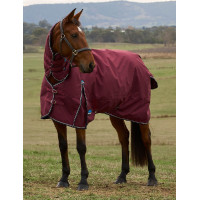 Manta Weatherbeeta ComFiTec Prelim Turnout Combo 220 g Burdeos / marino Manta Weatherbeeta ComFiTec Prelim Turnout Combo 220 g Burdeos / marino
