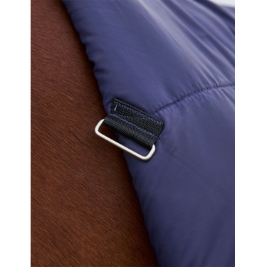 Manta Weatherbeeta ComFiTec Prelim Turnout Combo 220 g Manta con relieve azul marino