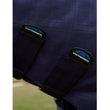 Manta Weatherbeeta ComFiTec Prelim Turnout Combo 220 g Manta con relieve azul marino
