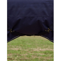 Manta Weatherbeeta ComFiTec Prelim Turnout Combo 220 g Manta con relieve azul marino