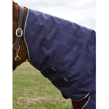 Manta Weatherbeeta ComFiTec Prelim Turnout Combo 220 g Manta con relieve azul marino